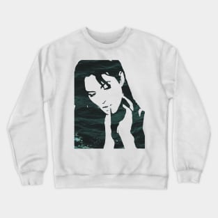 Monica Bellucci smoking sea Crewneck Sweatshirt